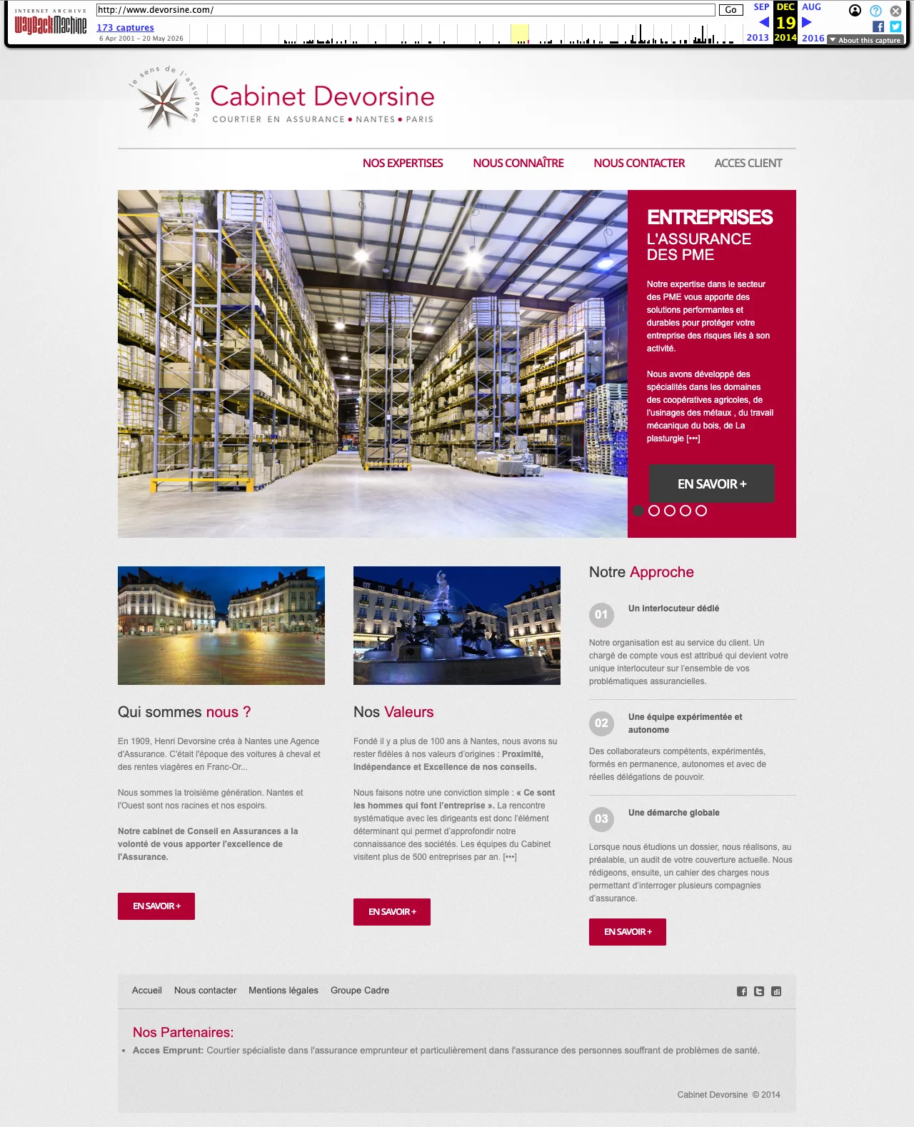 Devorsine.com en 2014