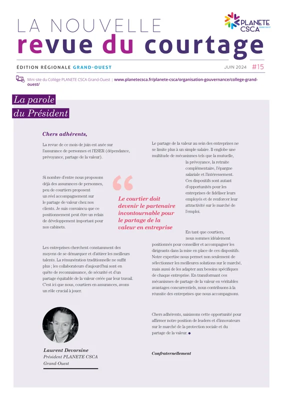 Laurent Devorsine — Éditorial NRDC n°15 — Juin 2024